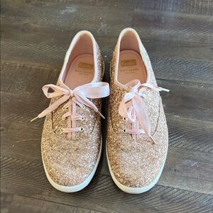 Kate Spade Keds Women's Sparkle Sneakers - Rose Gold